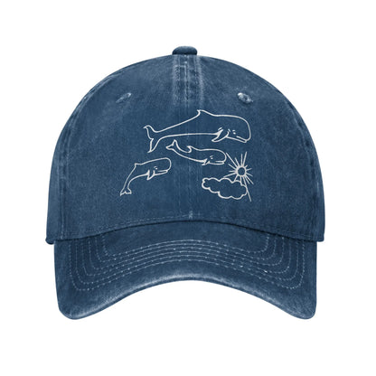 Whales And Sun Tattoo Extremoduro Baseball Cap