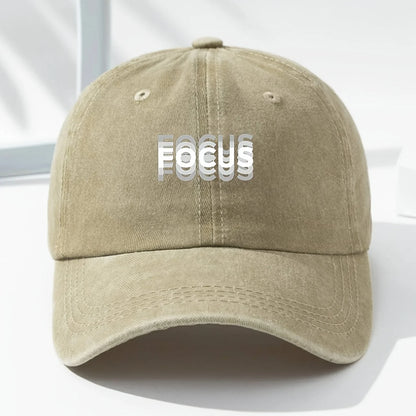Focus Print Adjustable Unisex Classic Baseball Cap