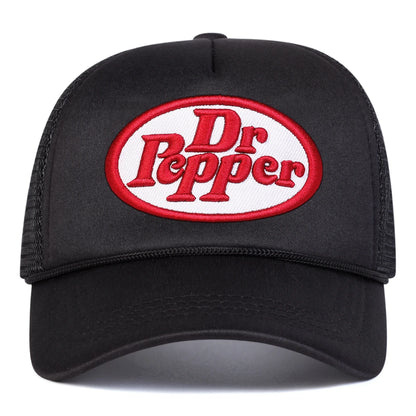 Unisex Dr Prpper Letter Embroidery Baseball Net Caps