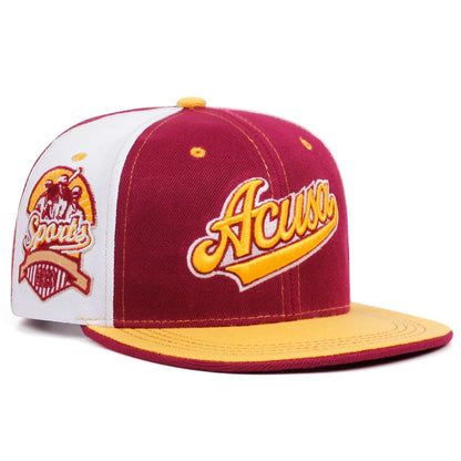 Acusa Letter Embroidery Retro Snapback Cap