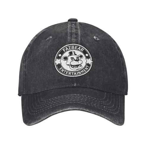 Vintage FNAF Distressed Cotton Baseball Cap