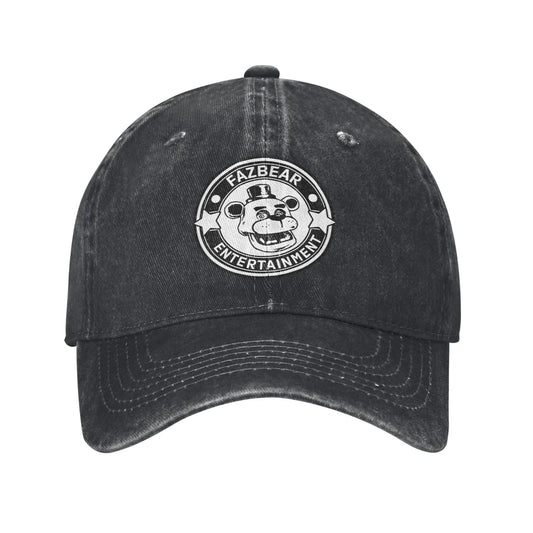 Vintage FNAF Distressed Cotton Baseball Cap