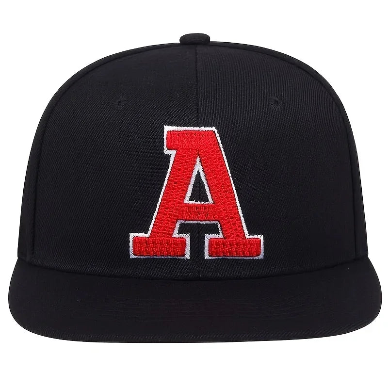 Unisex A Letter Embroidery Hip-hop Hats