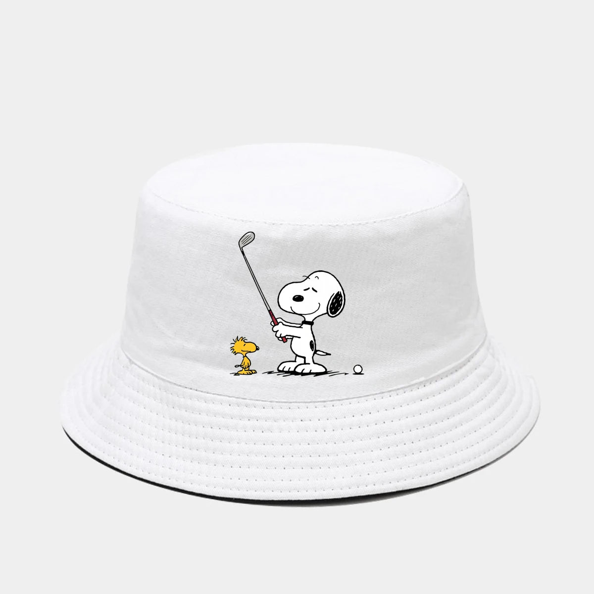 Snoopy Printed Bucket Hat Breathable Sun Hat