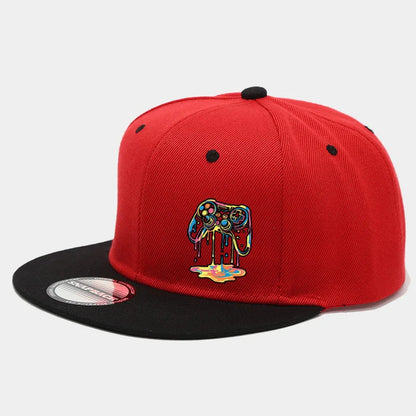 Two Color Block American Snapback Cap