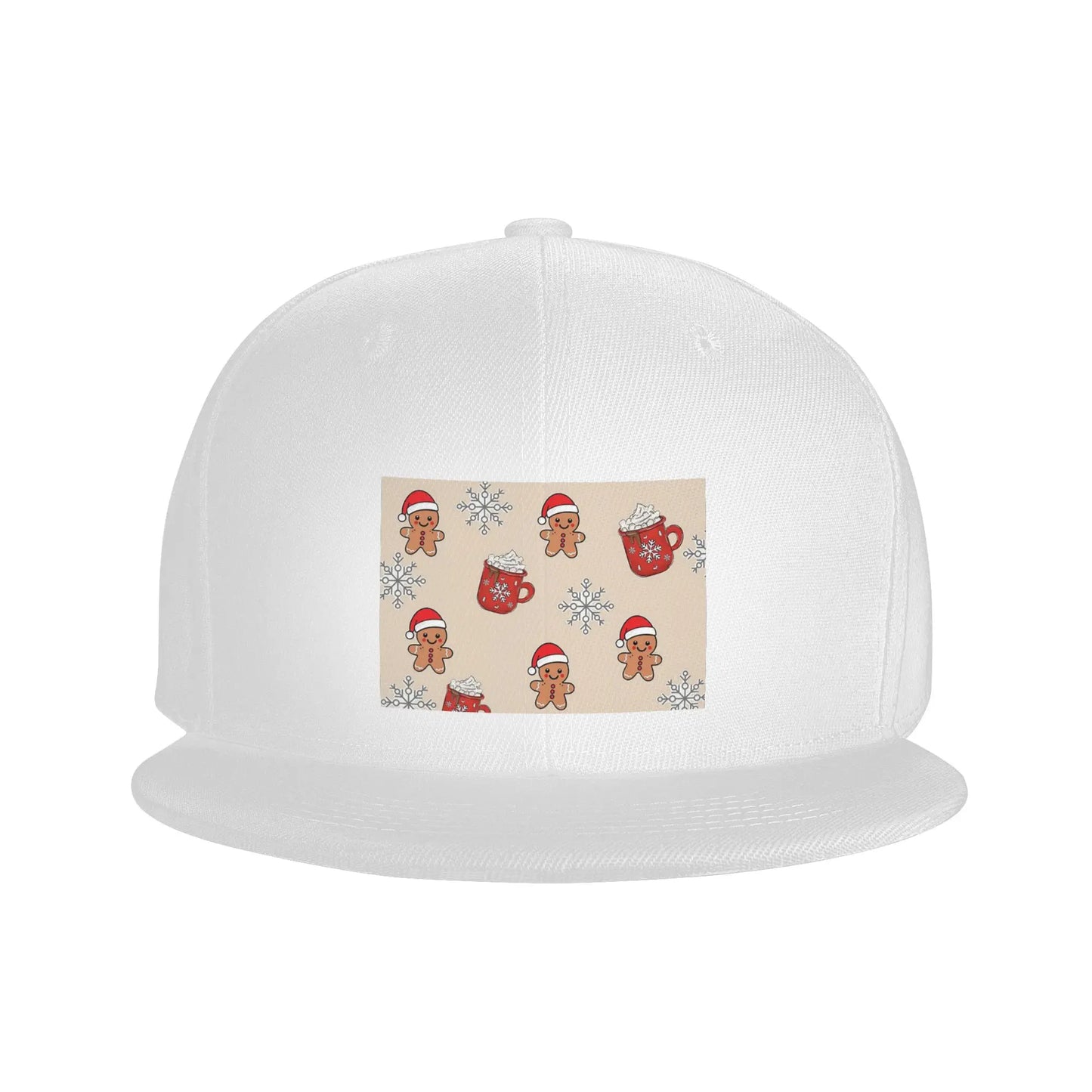 Christmas Tree Gingerbread Festive Casual Snapback Cap