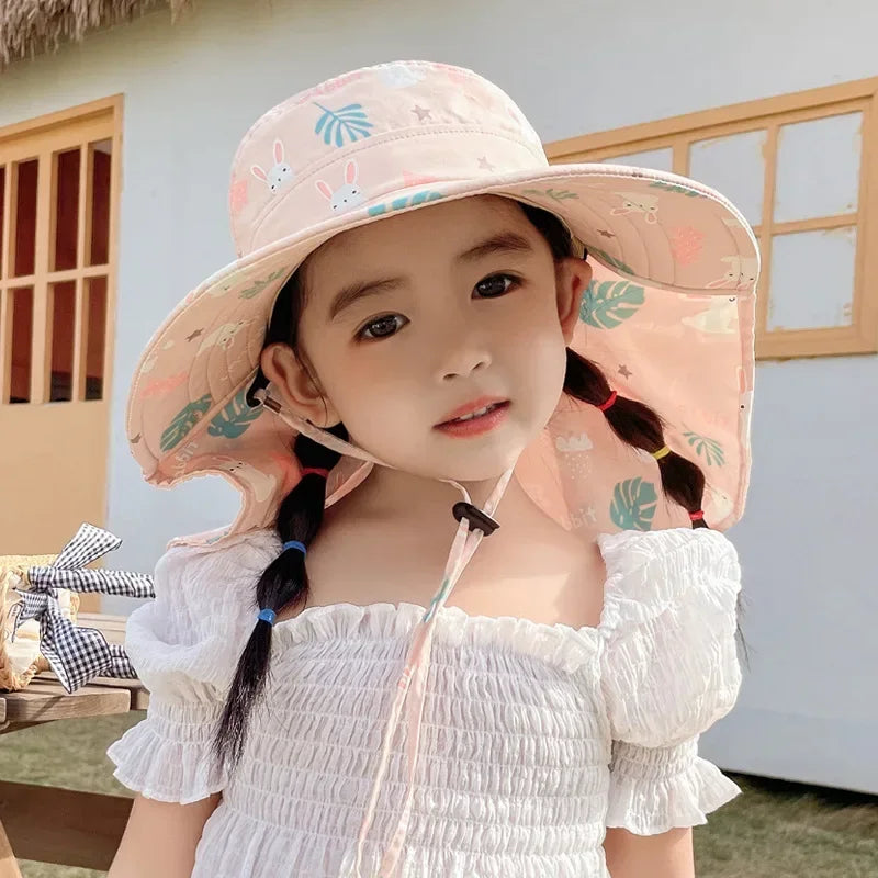 Unisex Large Brim UV Protection Fisherman Hat