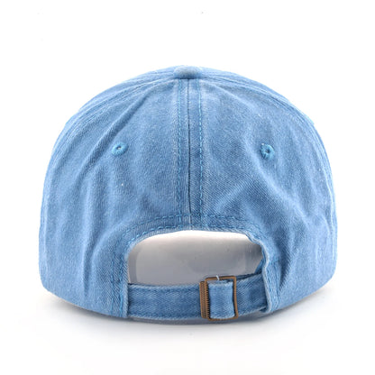 Shark Patch Denim Baseball Cap