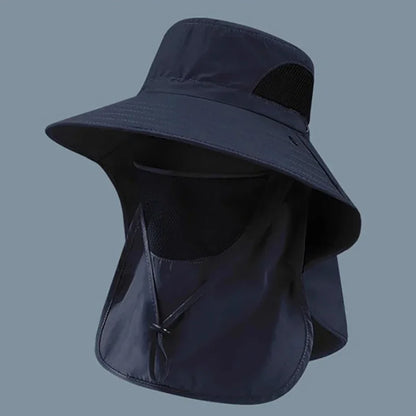 Outdoor UV Protection Neck Flap Bucket Hat