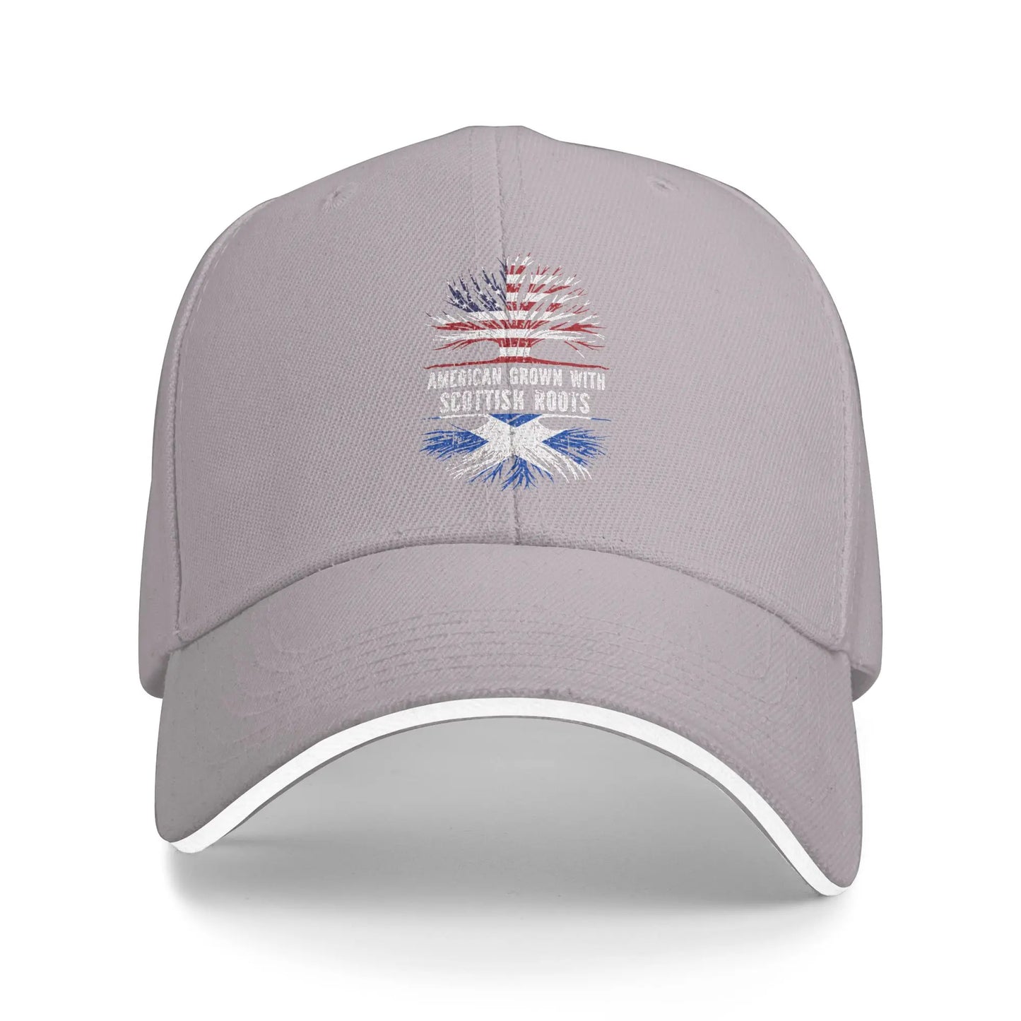 American Scottish Roots Flag Outdoor Baseball Cap