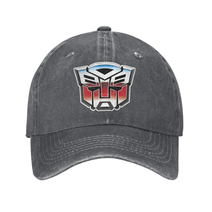 Autobots Big Face Distressed Washed Baseball Cap