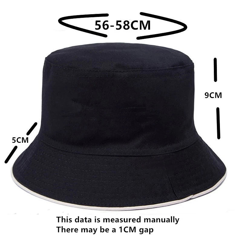 Summer Embroidery Rose Cotton Blend Classic Bucket Hat