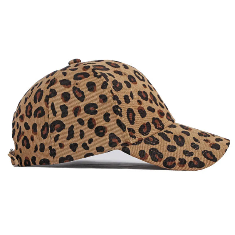 Unisex Leopard Print Baseball Cap