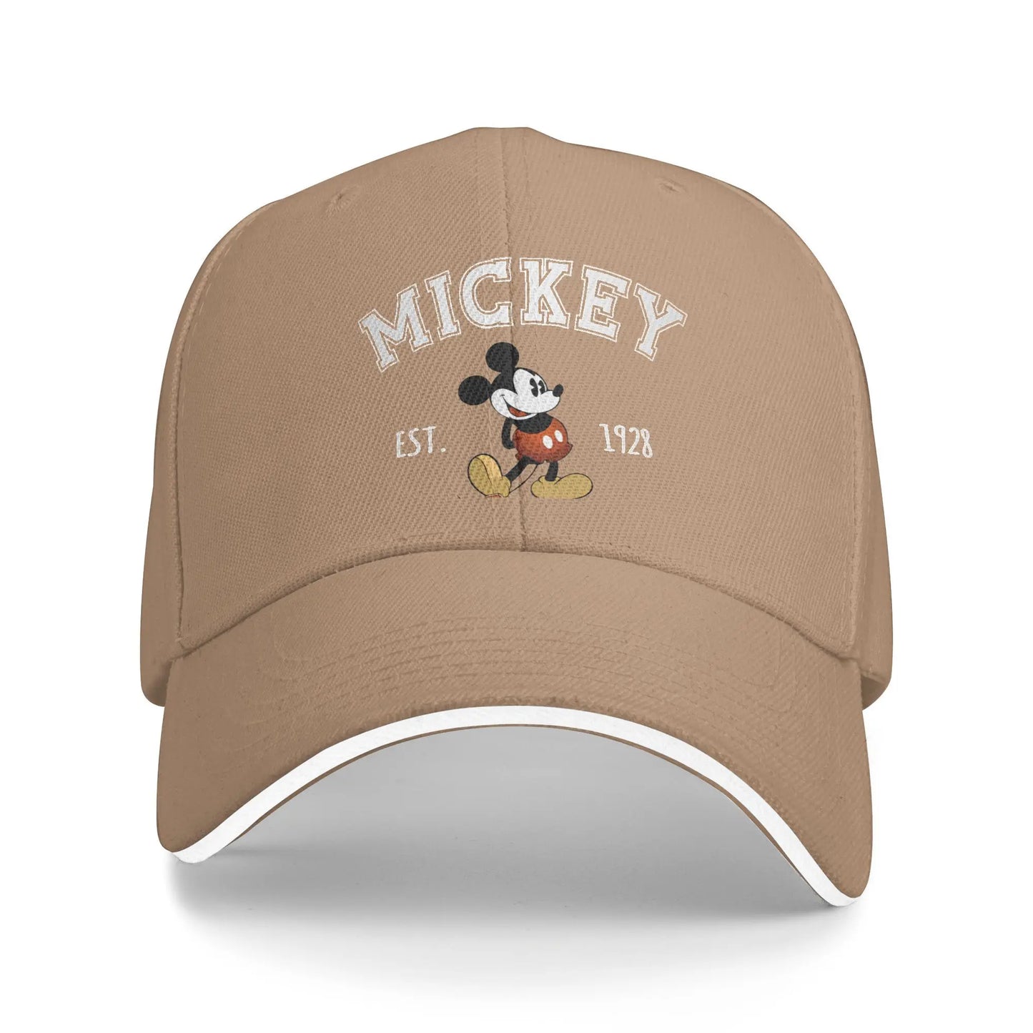 Mickey Mouse Est 1928 Casual Snapback Baseball Cap
