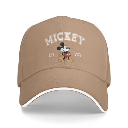 Mickey Mouse Est 1928 Casual Snapback Baseball Cap