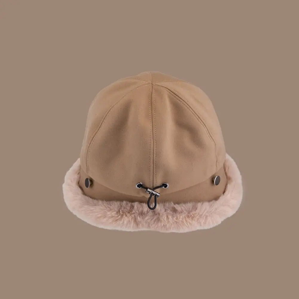 Fluffy Velvet Plush Bucket Hat