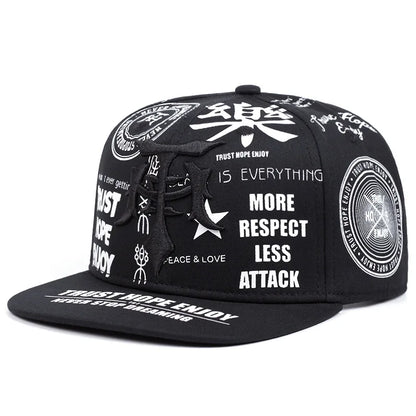 Fashion Gothic Embroidered Hip Hop Snapback Cap