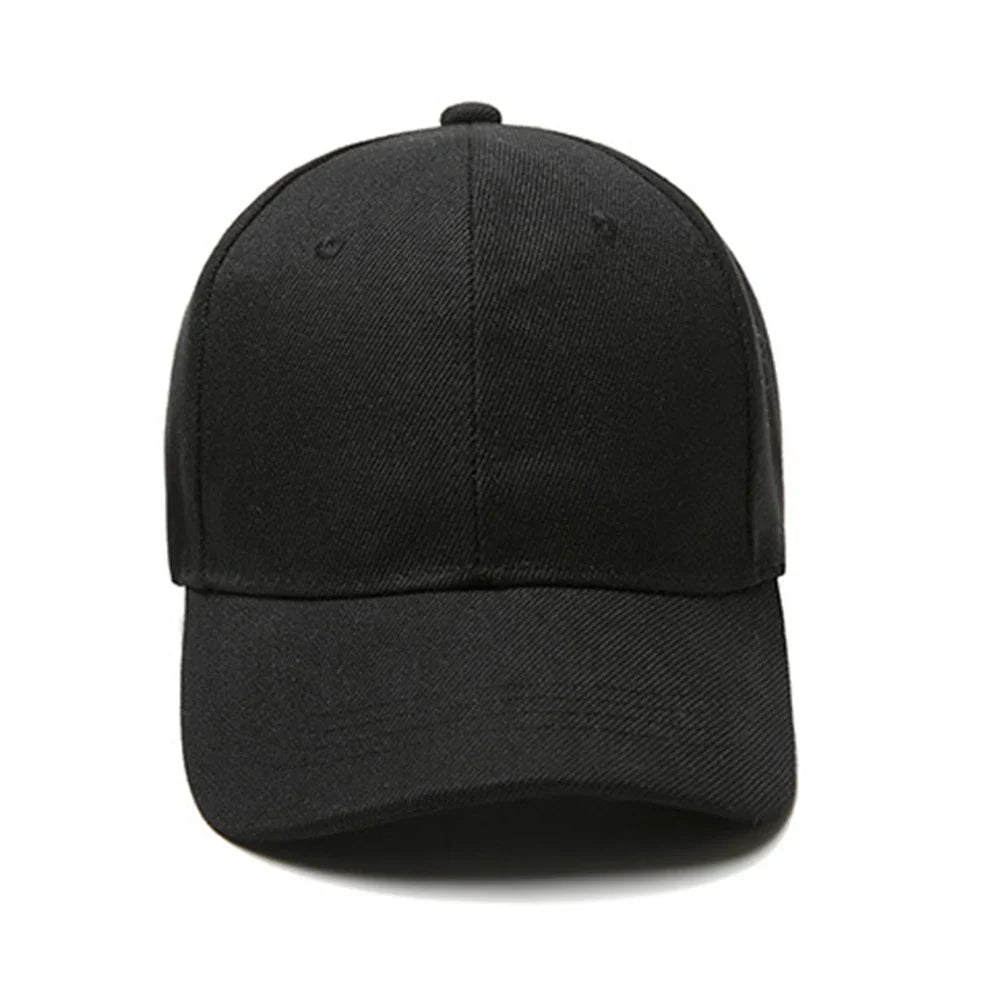 Solid Color Baseball Caps for Women Men Summer Sun Hats