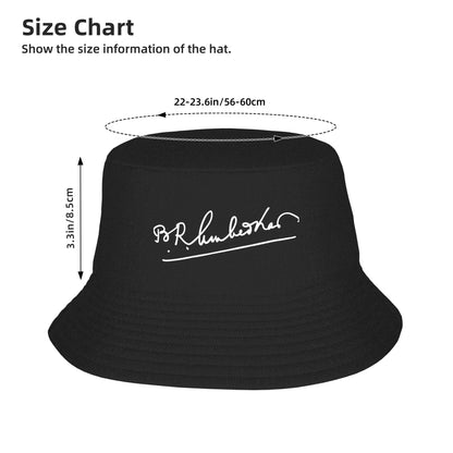 B R Ambedkar Signature Soft Fold Bucket Hat