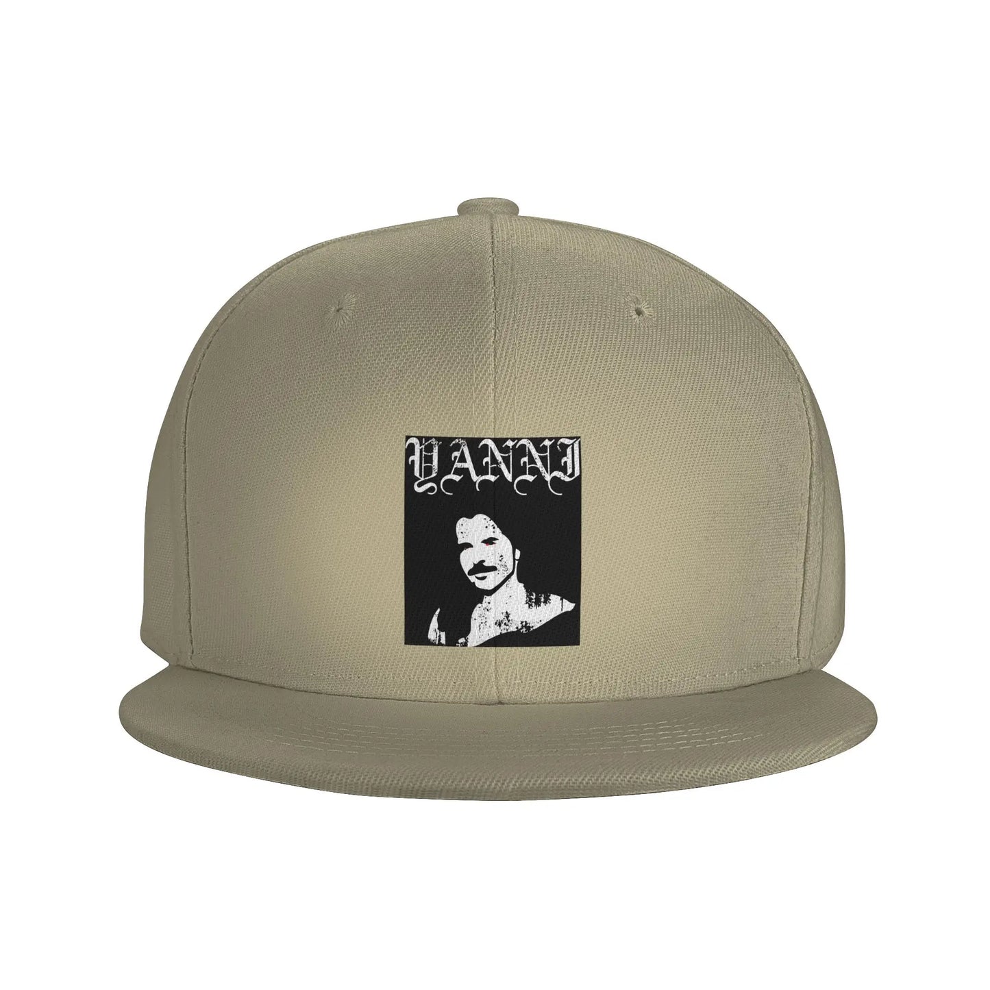 Yanni Black Metal Breathable Unisex Snapback Cap