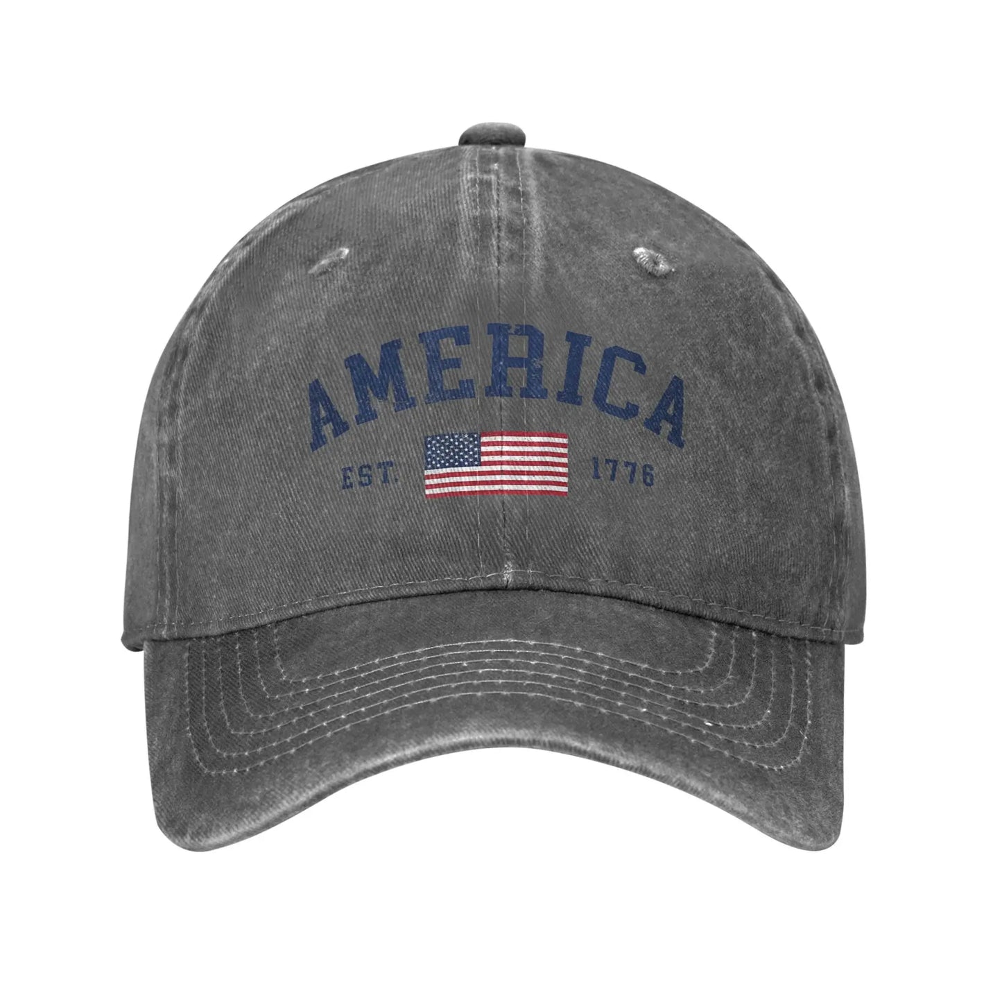 American Flag USA 4th Of July Baseball Cap