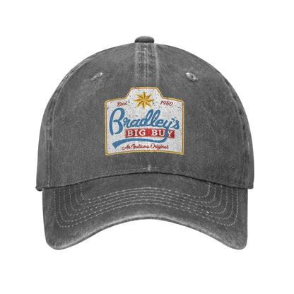 Bradleys Big Buy Black Grunge Trucker Baseball Cap