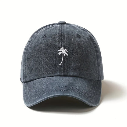 Retro Washed Embroidered Adjustable Baseball Cap