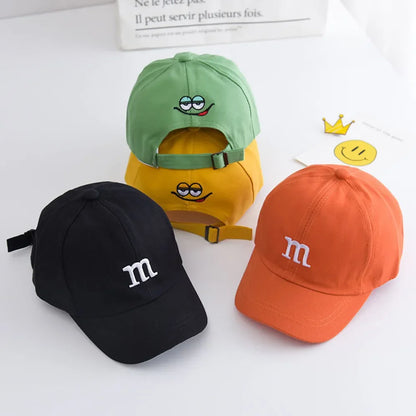 Children’s Letter Print Thin Visor Baseball Cap