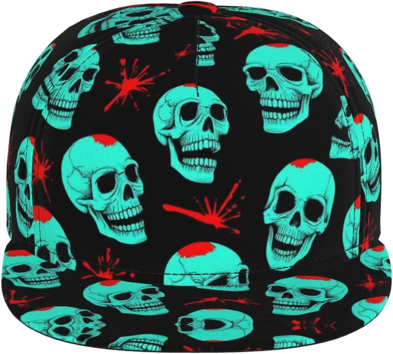Blood Skull Horror Halloween Baseball Cap