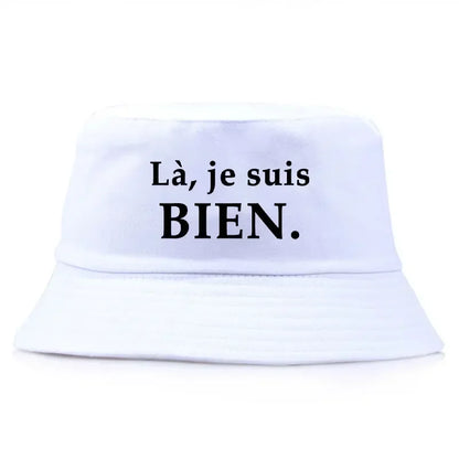 France BIEN Print Reversible Cotton Bucket Hat