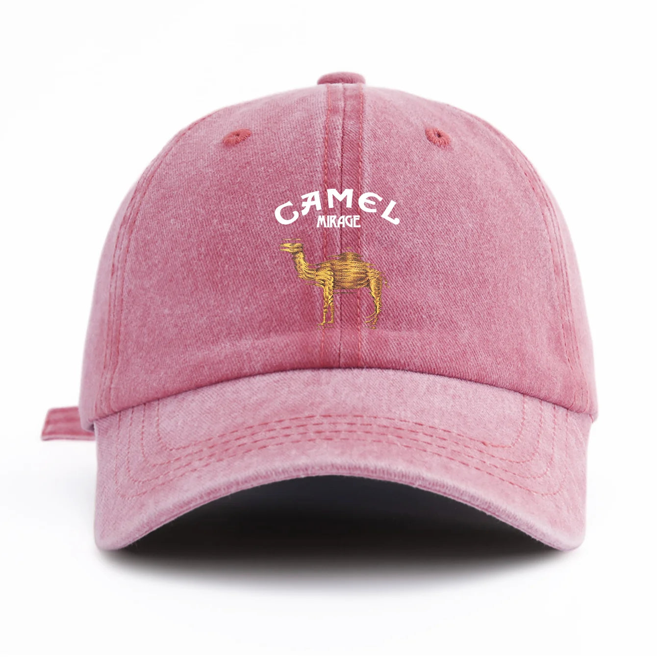 Camel Print Washed Retro Dad Baseball Cap