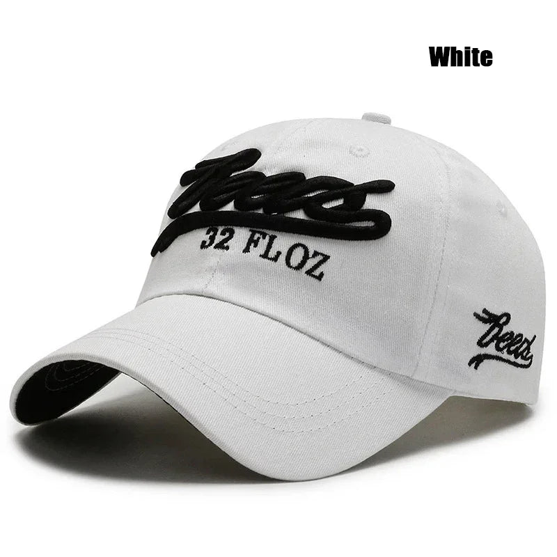 Letter 3D Embroidery Baseball Cap Unisex