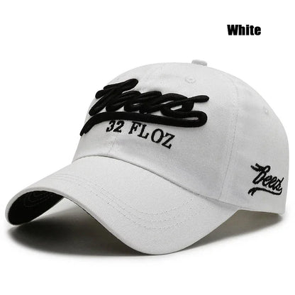 Letter 3D Embroidery Baseball Cap Unisex