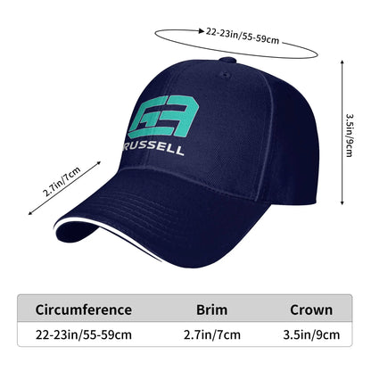 George Russell 63 Y2K Snapback Baseball Cap