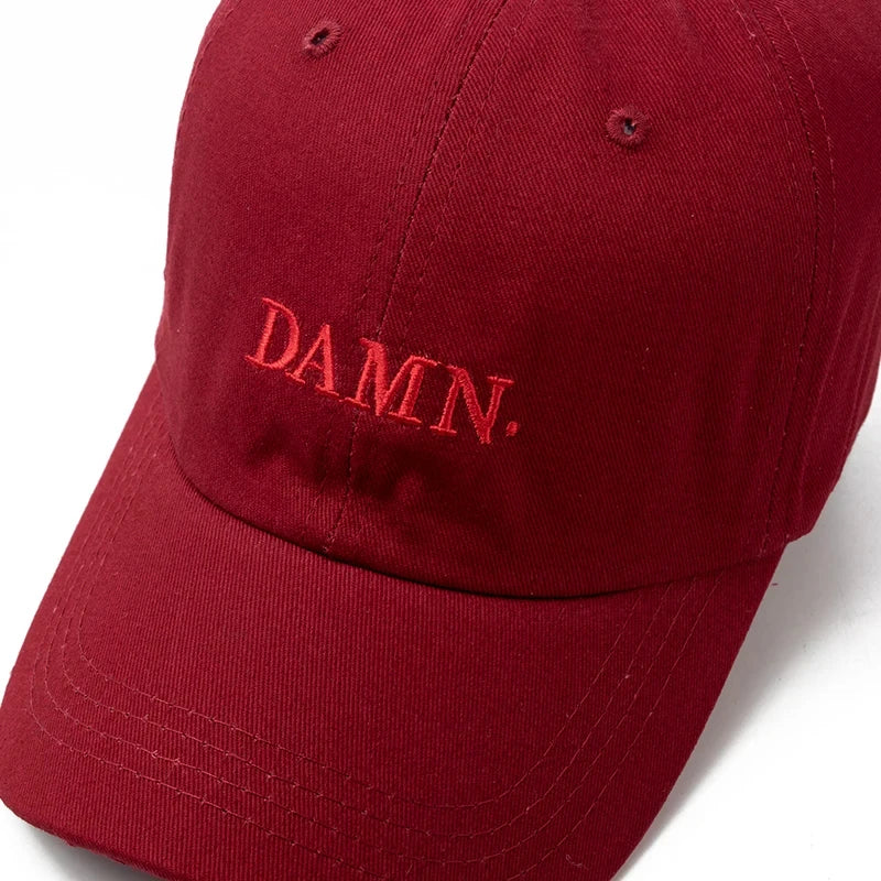 DAMN Embroidered Hip Hop Unstructured Baseball Hat