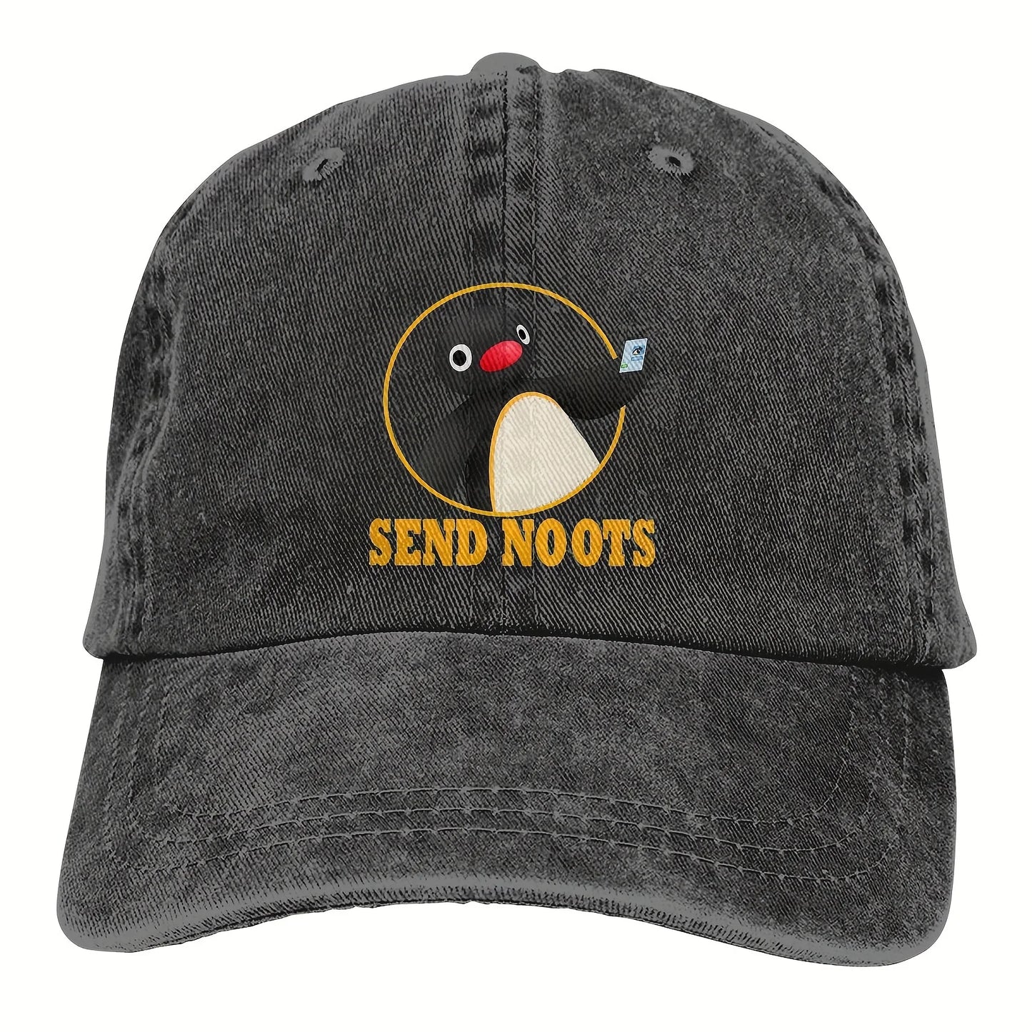 Noot Pingu Penguin Snapback Baseball Cap