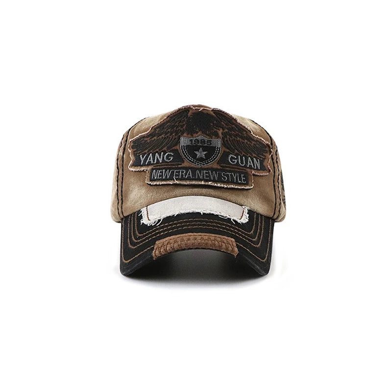 Eagle Embroidered Large Head Baseball Cap