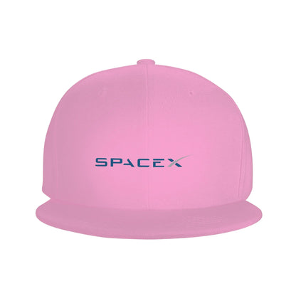 SpaceX Logo Breathable Outdoor Snapback Cap