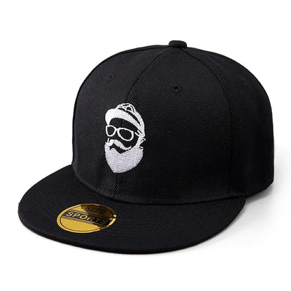 Bearded Uncle Embroidered Street HipHop Snapback Cap