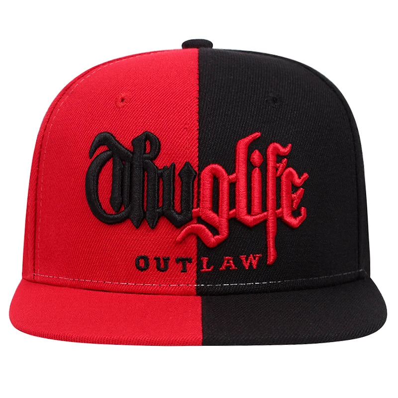 Thuglife Embroidery Hip Hop Snapback Cap