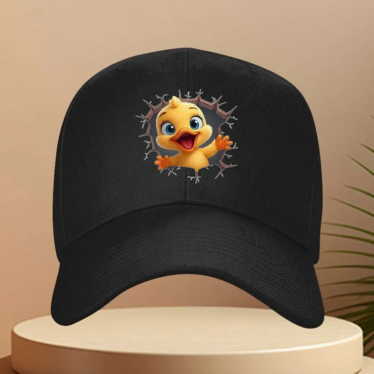 Cute Cartoon Duck Face Adjustable Baseball Cap