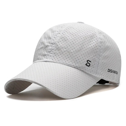 Men Women Mesh Moisture Waging Quick Dry Baseball Cap