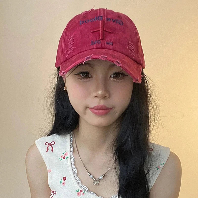 American Vintage Broken Letter Baseball Cap