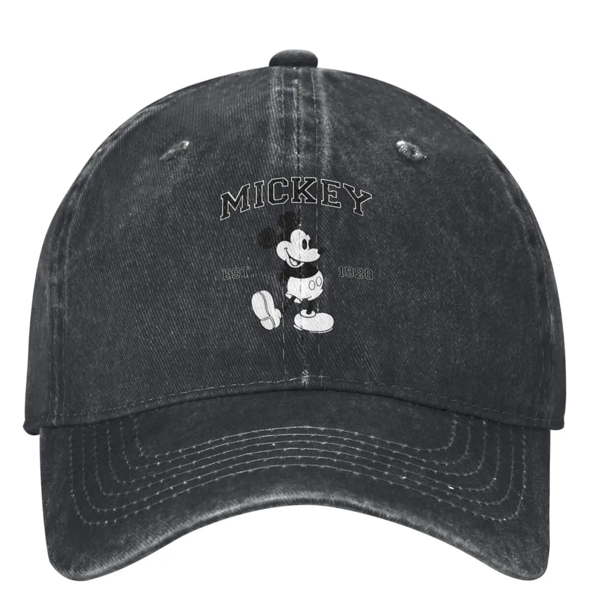 Mickey Mouse Est 1928 Designer Snapback Baseball Cap