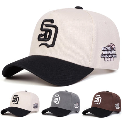 Unisex SD Letter Embroidery Baseball Caps