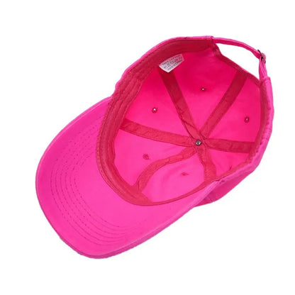 Low Profile Neon Solid Color Baseball Cap