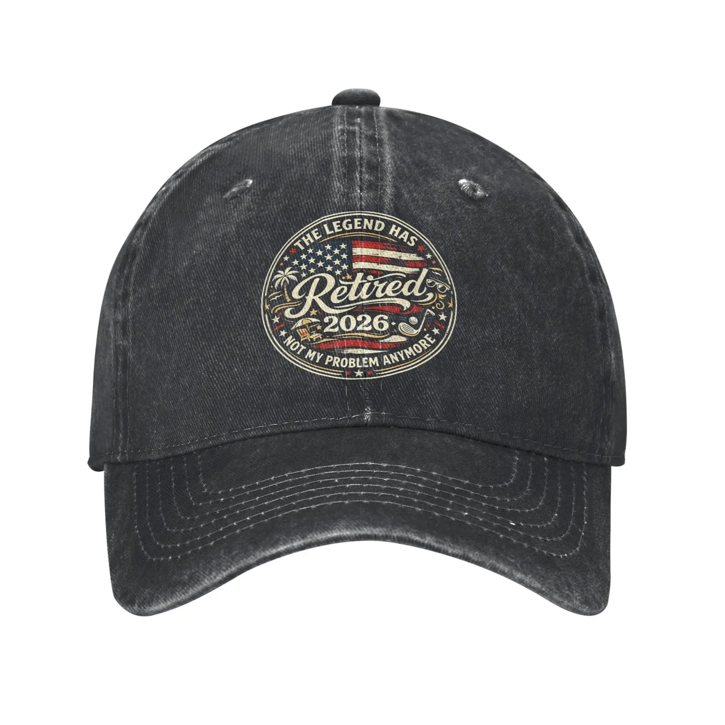 The Legend Has Retired 2026 Funny Baseball Cap