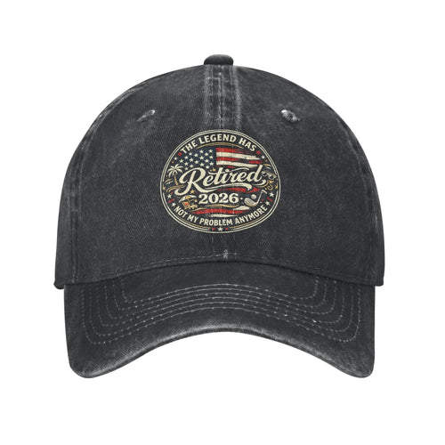 The Legend Has Retired 2026 Funny Baseball Cap