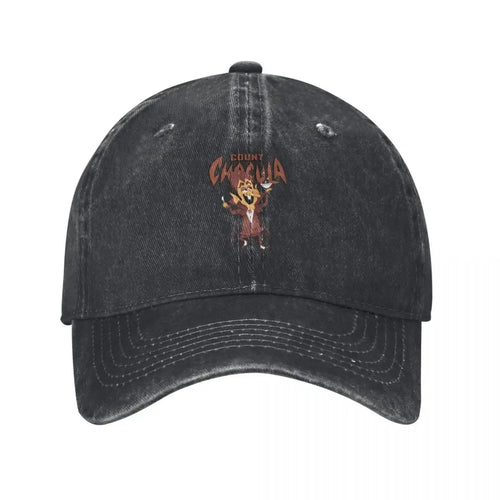 Classic 70s Count Chocula Mascot Logo Baseball Cap