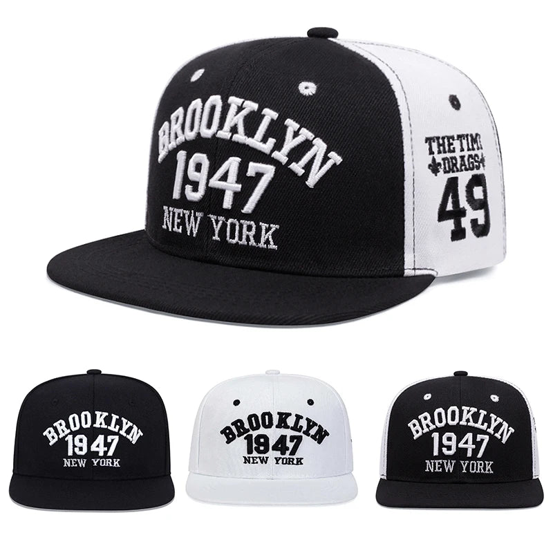 Embroidery Snapback Hat